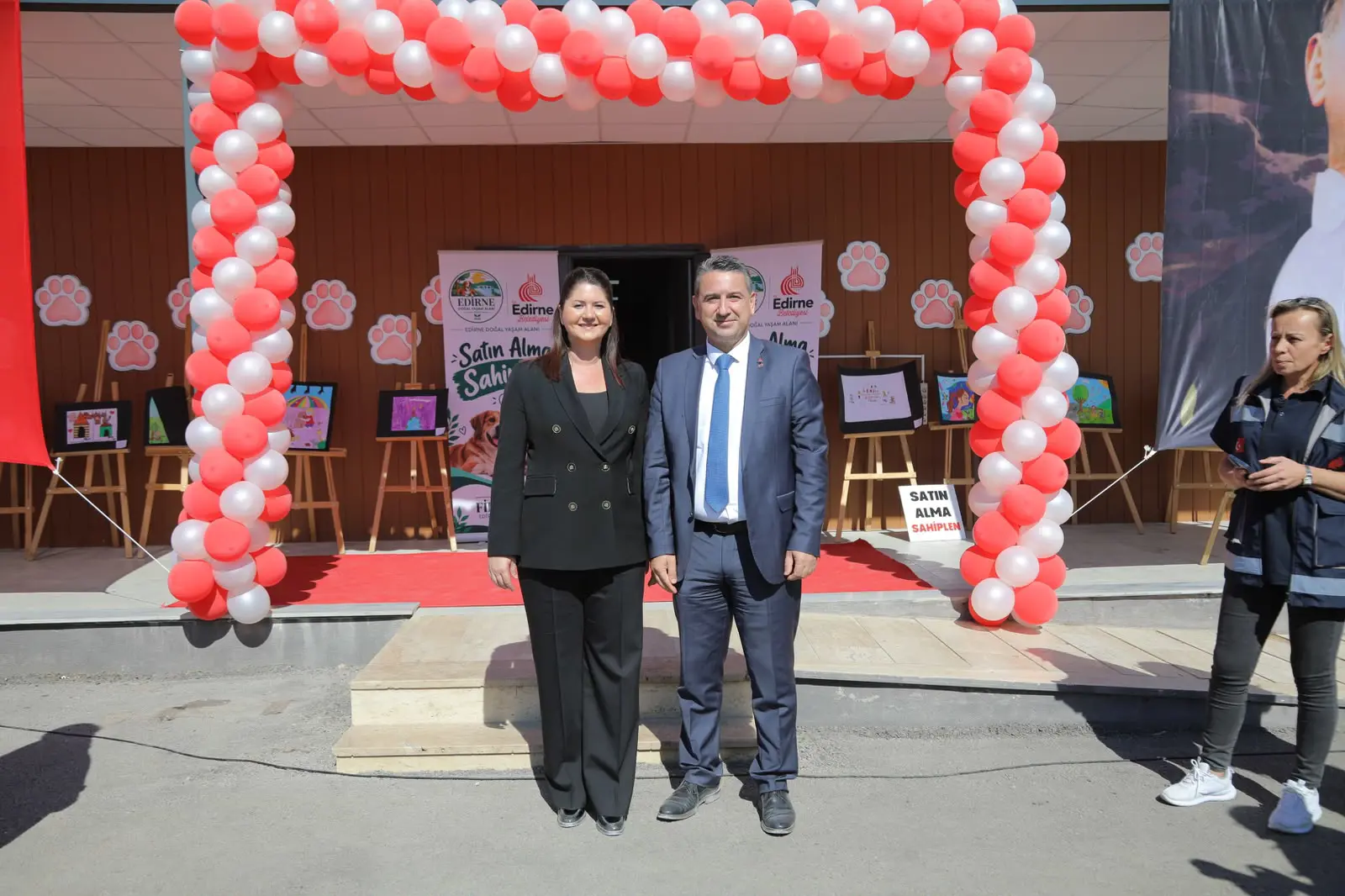 EDİRNE SAHİPSİZ HAYVAN DOĞAL YAŞAM ALANI HİZMETE AÇILDI galeri görseli
